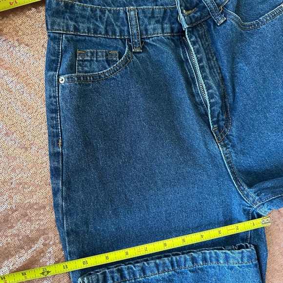 Cider  Womens sz 5 Wide Leg High Rise Rainbow Pockets, Y2K, Carnaval, Feminine - Picture 7 of 8